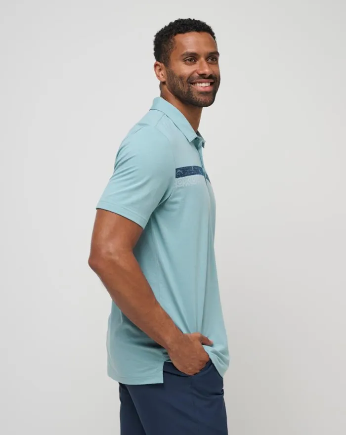 Men PLANNED ACTIVITY POLO Cameo TravisMathew Polos