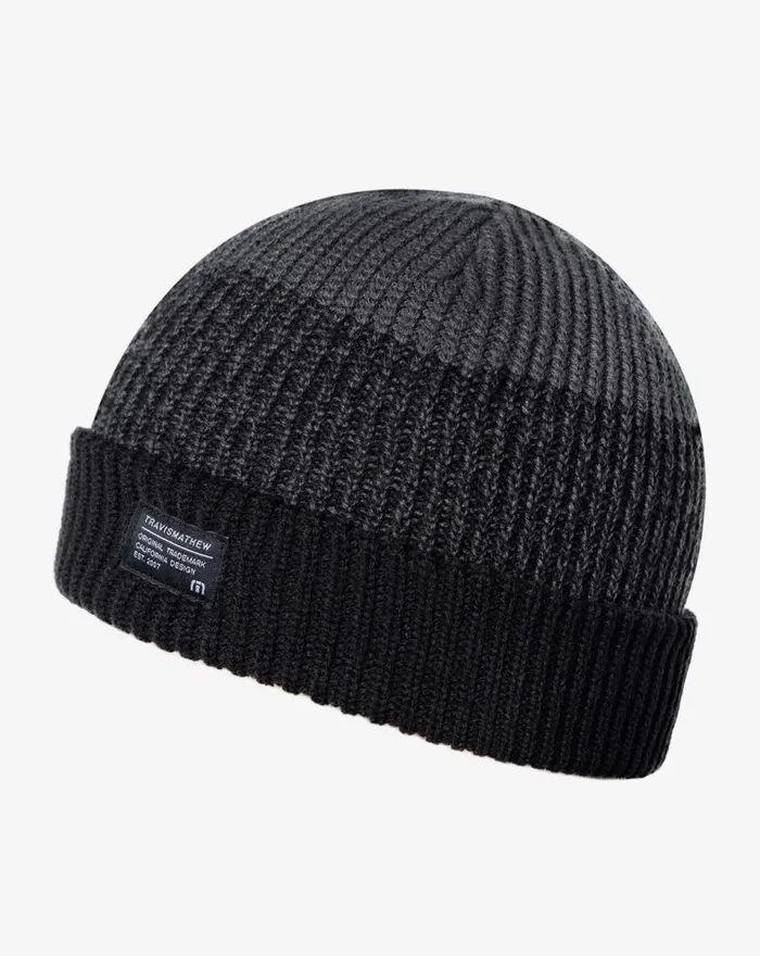 Men PREVAILING WINDS BEANIE Black TravisMathew Beanies Men PREVAILING WINDS BEANIE Black TravisMathew Beanies