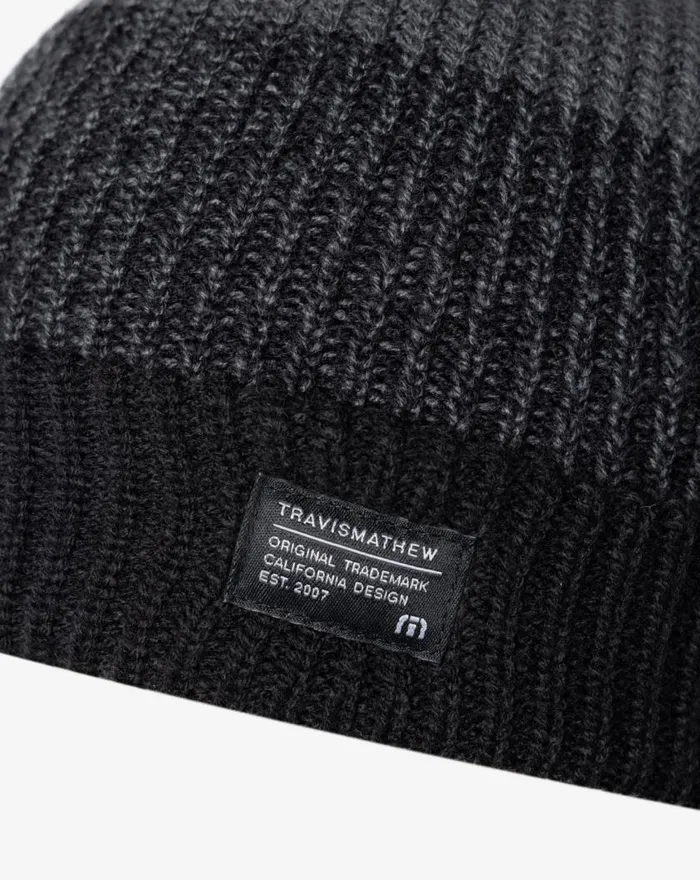 Men PREVAILING WINDS BEANIE Black TravisMathew Beanies Men PREVAILING WINDS BEANIE Black TravisMathew Beanies