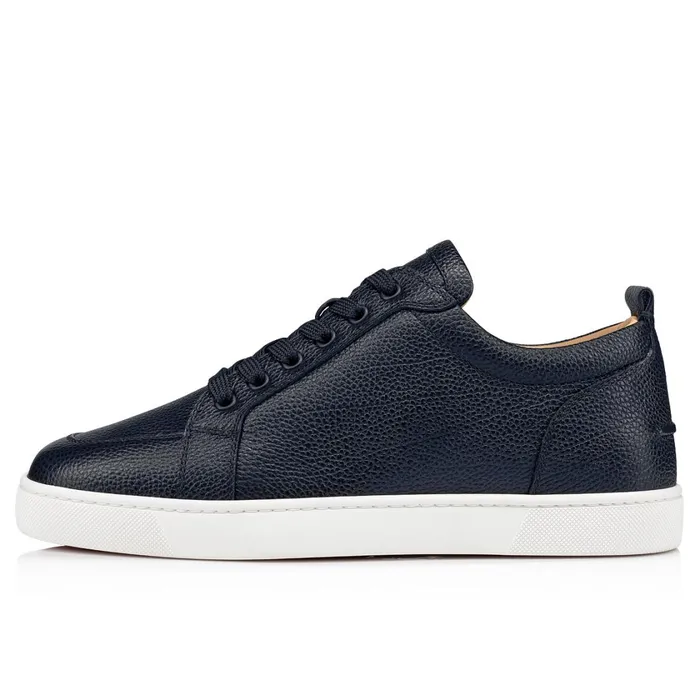 Men Rantulow Sneakers 8211 Grained Calf Leather 8211 Marine Marine Christian Louboutin Low Top Sneakers