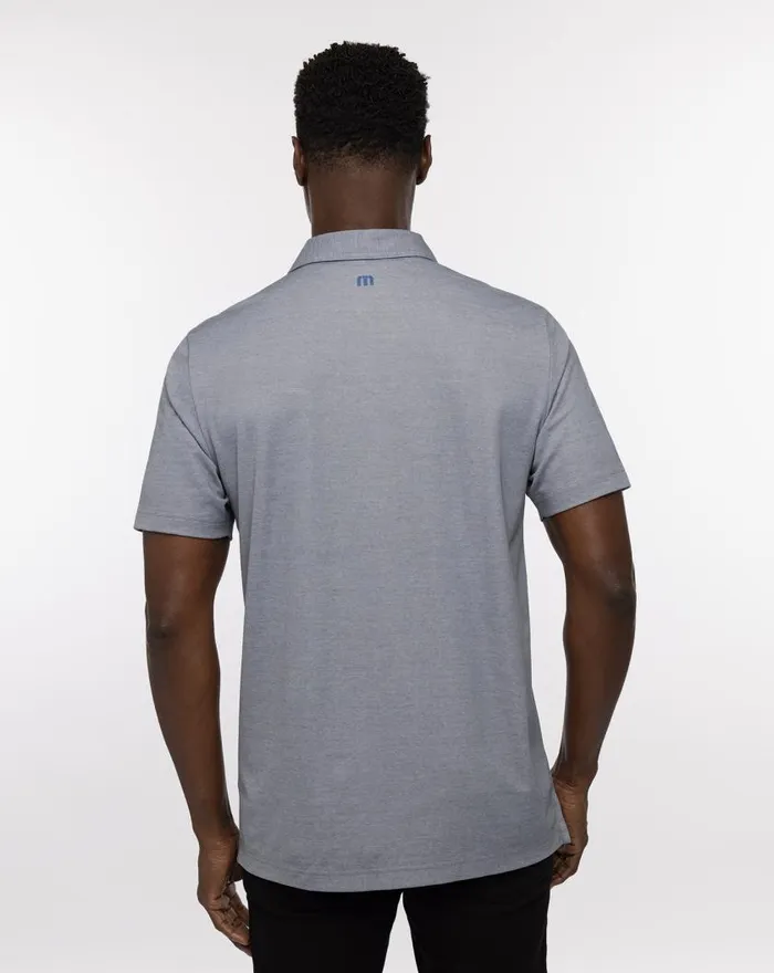 Men RATTLER POLO Heather Quiet Shade TravisMathew Polos