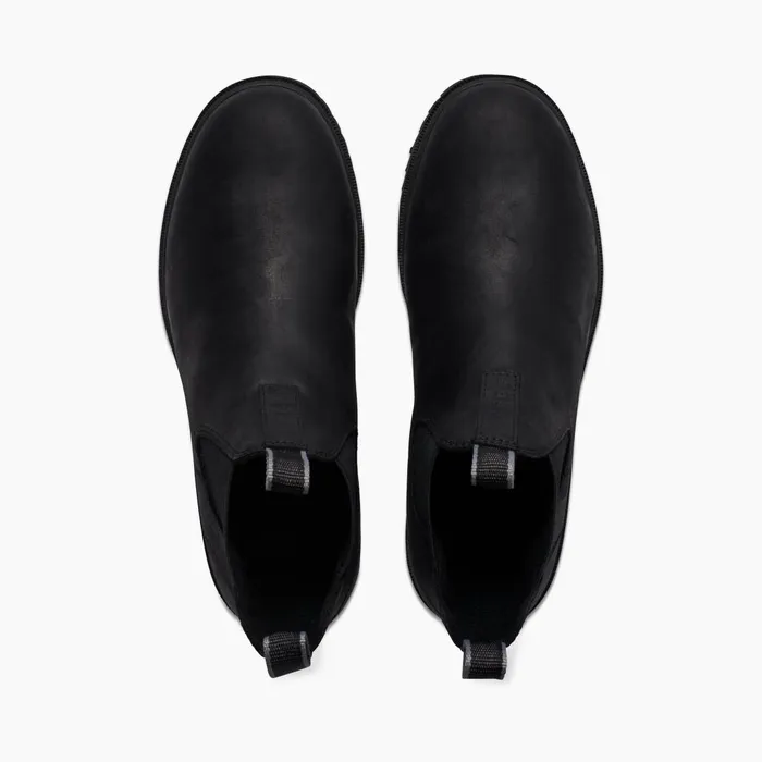Men Reef Boots Otis All Black Leather Men Reef Boots Otis All Black Leather