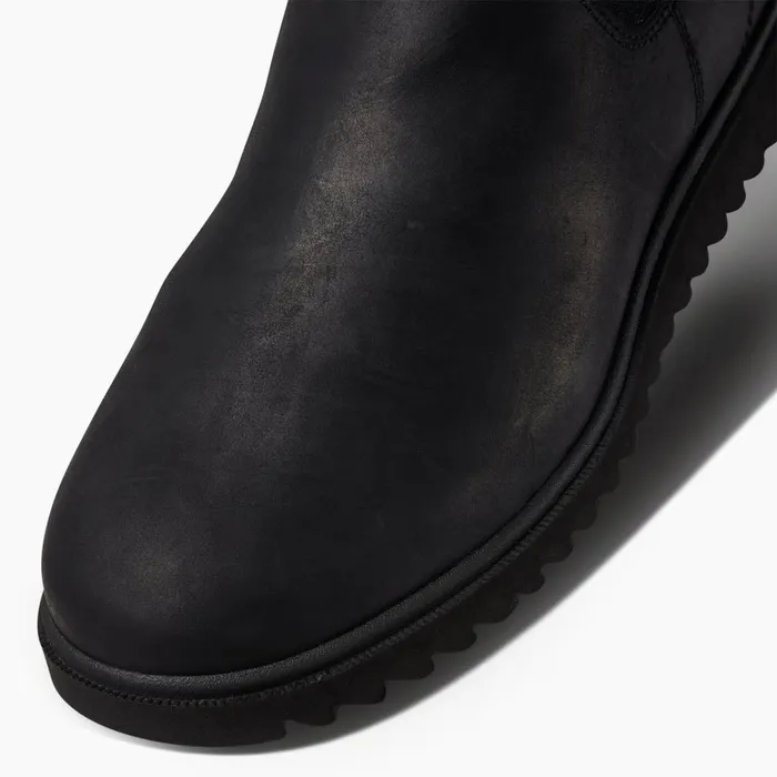 Men Reef Boots Otis All Black Leather Men Reef Boots Otis All Black Leather
