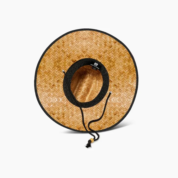 Men Reef Hats and Beanies Downpour Straw Hat Caviar Men Reef Hats and Beanies Downpour Straw Hat Caviar