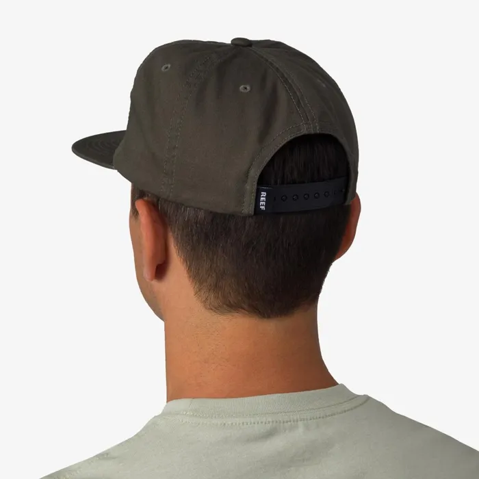 Men Reef Hats and Beanies Gavino Twill Hat Thyme Men Reef Hats and Beanies Gavino Twill Hat Thyme