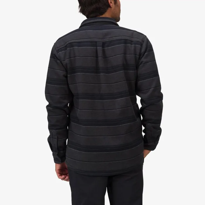 Men Reef Outerwear Bartlett Woven Jacket Caviar Men Reef Outerwear Bartlett Woven Jacket Caviar