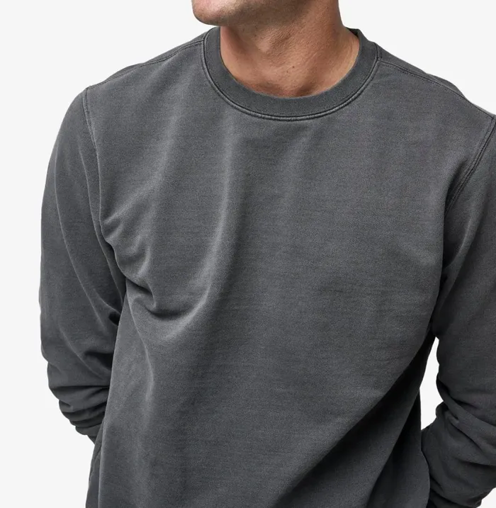Men Reef Outerwear Vivas Crewneck Pullover Pirate Blk Men Reef Outerwear Vivas Crewneck Pullover Pirate Blk