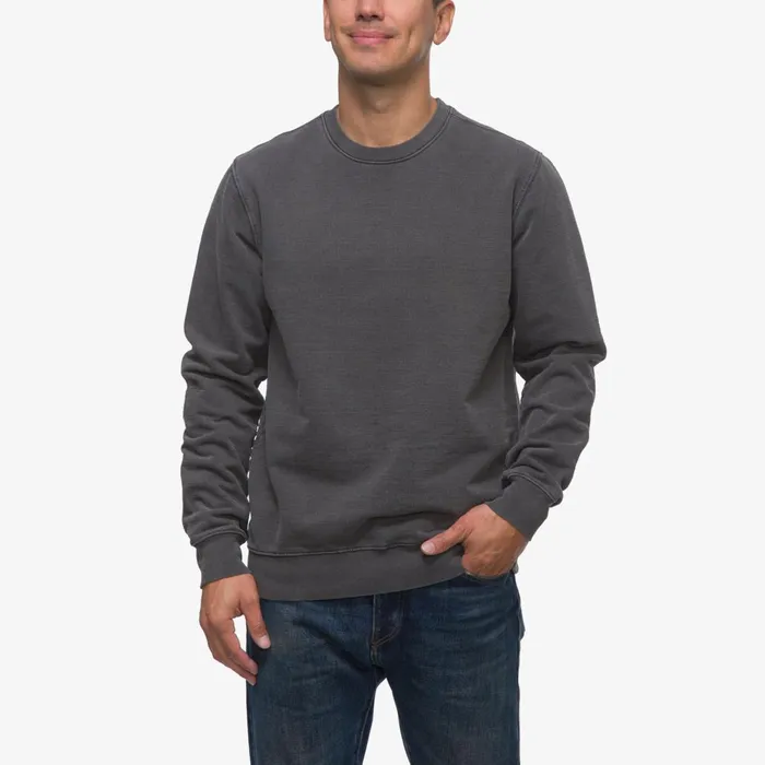 Men Reef Outerwear Vivas Crewneck Pullover Pirate Blk Men Reef Outerwear Vivas Crewneck Pullover Pirate Blk