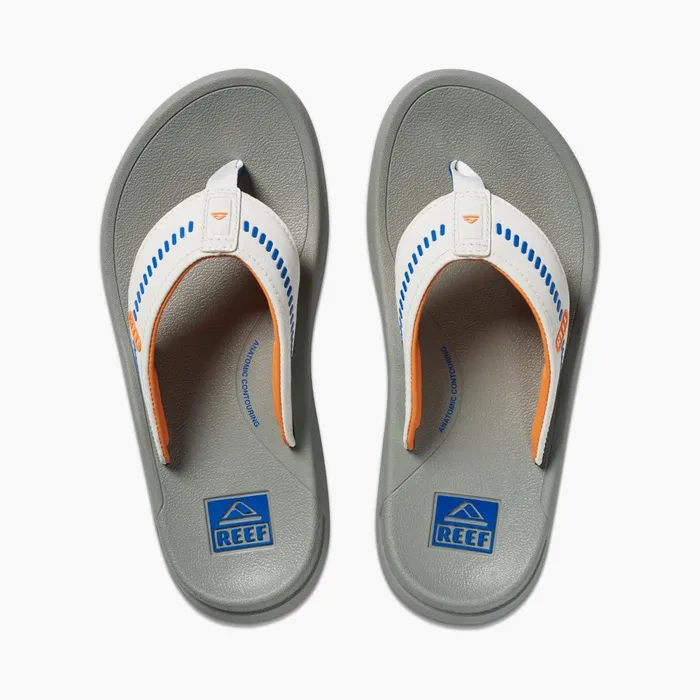 Men Reef Sandals Cruiser Bluewhiteorange Men Reef Sandals Cruiser Bluewhiteorange
