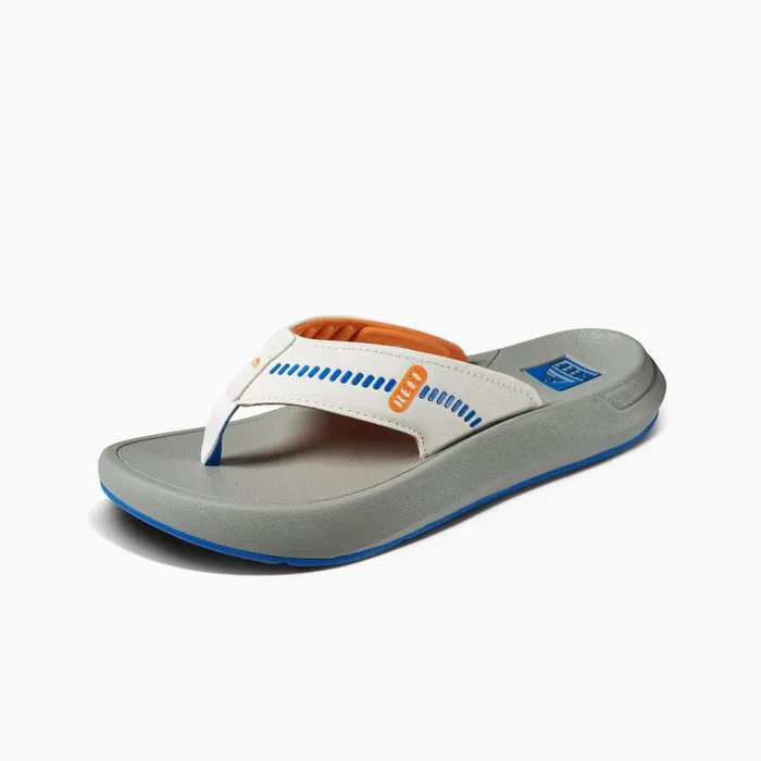 Men Reef Sandals Cruiser Bluewhiteorange Men Reef Sandals Cruiser Bluewhiteorange
