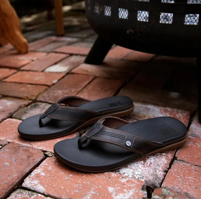 Men Reef Sandals Cushion Lux Brown Men Reef Sandals Cushion Lux Brown