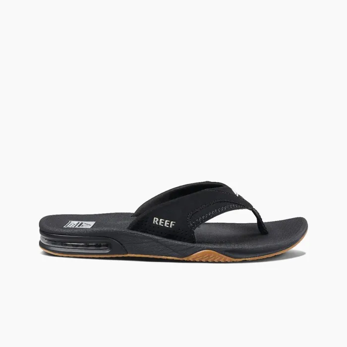 Men Reef Sandals Fanning Blacksilver