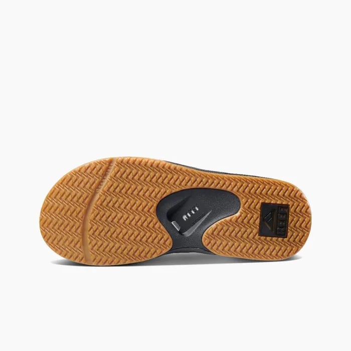Men Reef Sandals Fanning Blacksilver Men Reef Sandals Fanning Blacksilver