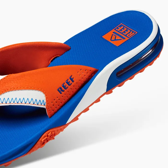 Men Reef Sandals Fanning Pregame Orangeblue Men Reef Sandals Fanning Pregame Orangeblue