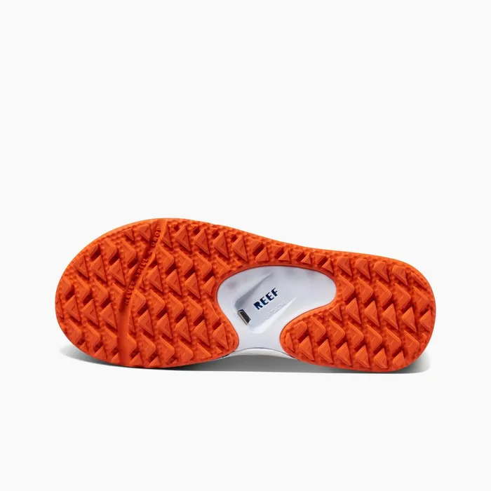 Men Reef Sandals Fanning Pregame Orangeblue Men Reef Sandals Fanning Pregame Orangeblue