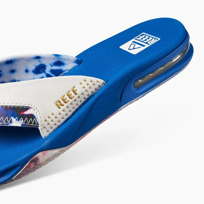 Men Reef Sandals Fanning Red White And Blue Men Reef Sandals Fanning Red White And Blue