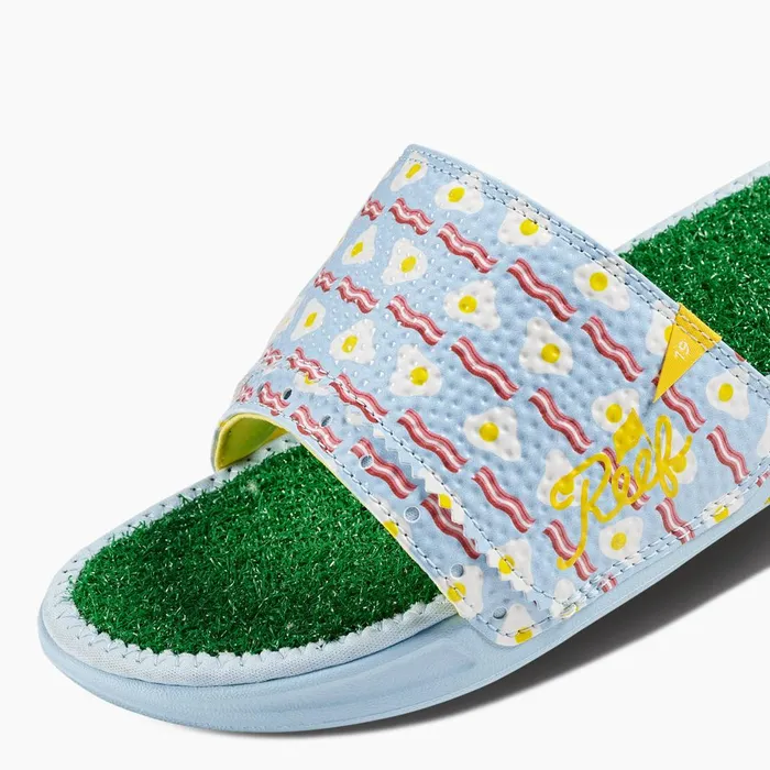 Men Reef Sandals Mulligan Slide Breakfast Ball Men Reef Sandals Mulligan Slide Breakfast Ball