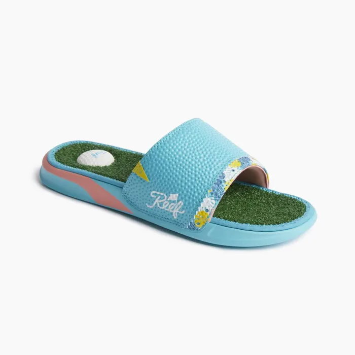 Men Reef Sandals Mulligan Slide Tropics Men Reef Sandals Mulligan Slide Tropics