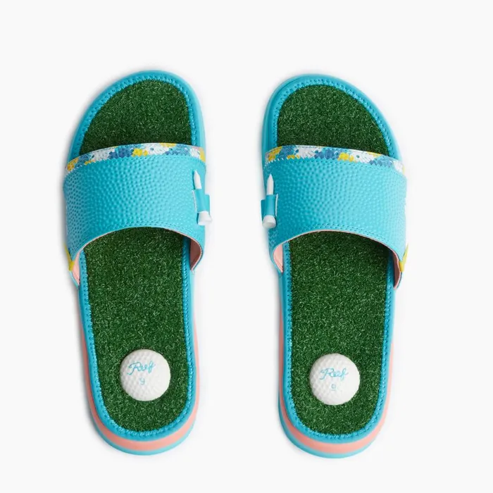 Men Reef Sandals Mulligan Slide Tropics Men Reef Sandals Mulligan Slide Tropics