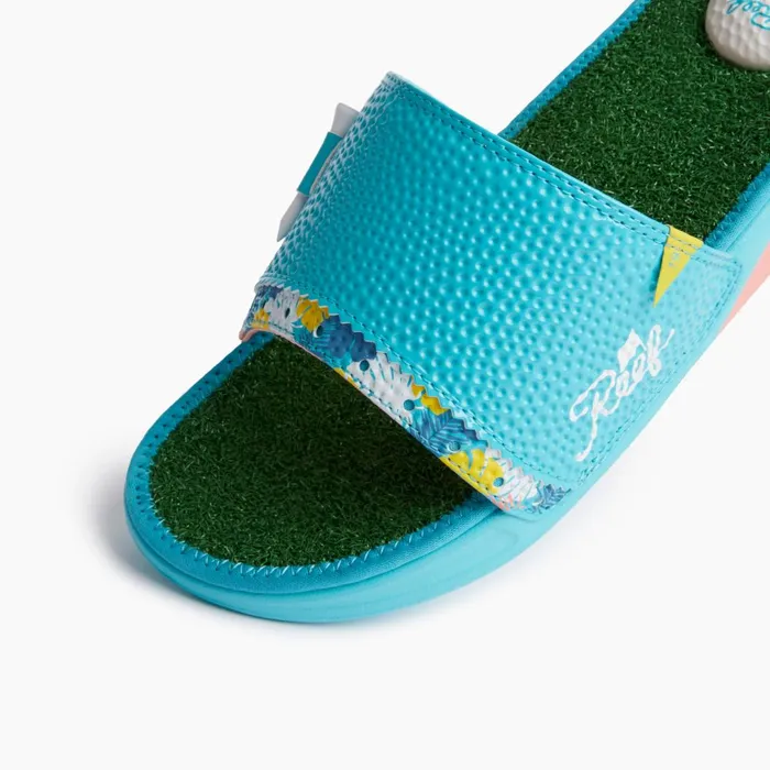 Men Reef Sandals Mulligan Slide Tropics Men Reef Sandals Mulligan Slide Tropics