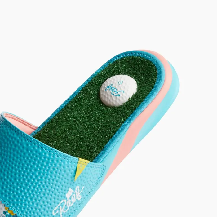 Men Reef Sandals Mulligan Slide Tropics Men Reef Sandals Mulligan Slide Tropics