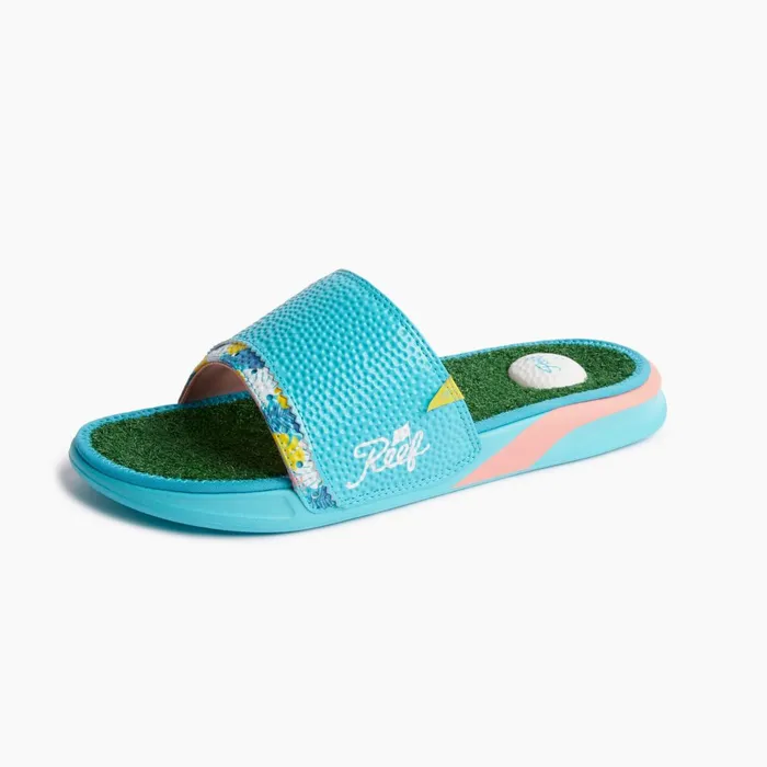 Men Reef Sandals Mulligan Slide Tropics Men Reef Sandals Mulligan Slide Tropics