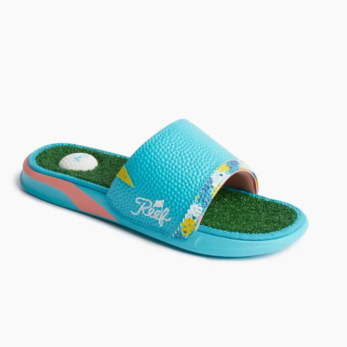 Men Reef Sandals Mulligan Slide Tropics Men Reef Sandals Mulligan Slide Tropics