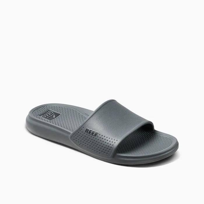Men Reef Sandals Oasis Slide Grey Men Reef Sandals Oasis Slide Grey