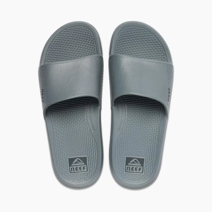 Men Reef Sandals Oasis Slide Grey Men Reef Sandals Oasis Slide Grey