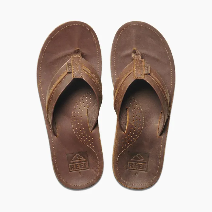 Men Reef Sandals Voyage Lux Brownbrown Men Reef Sandals Voyage Lux Brownbrown