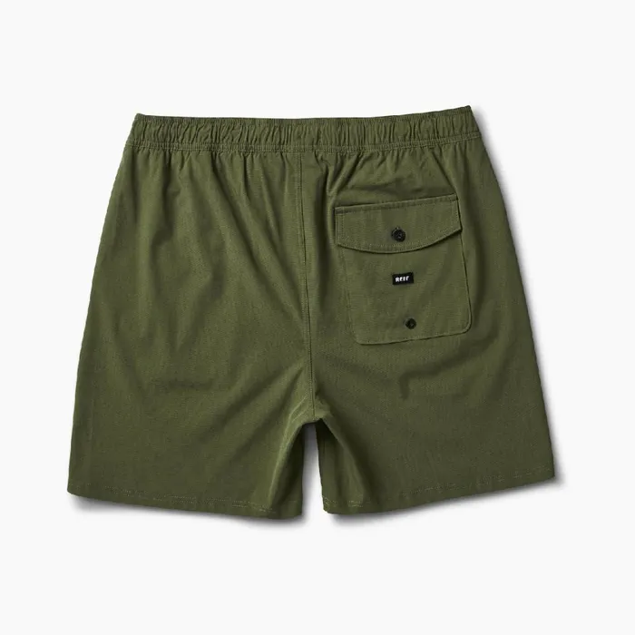 Men Reef Shorts Boardshorts and Pants Fields 17 Elastic Waist Walk Short Olivine Men Reef Shorts Boardshorts and Pants Fields 17 Elastic Waist Walk Short Olivine