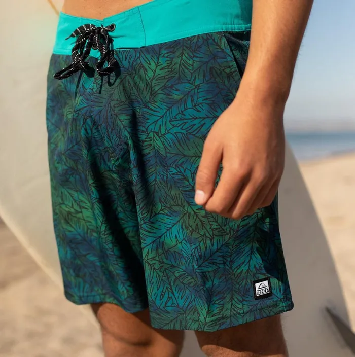 Men Reef Shorts Boardshorts and Pants Worley FW Wvn Short Tile Blue Men Reef Shorts Boardshorts and Pants Worley FW Wvn Short Tile Blue
