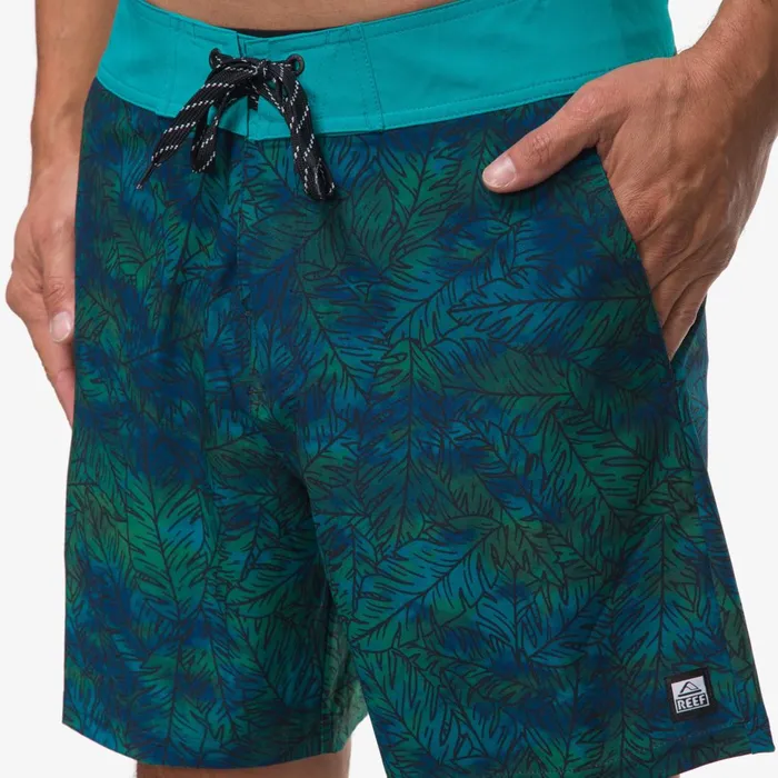 Men Reef Shorts Boardshorts and Pants Worley FW Wvn Short Tile Blue Men Reef Shorts Boardshorts and Pants Worley FW Wvn Short Tile Blue