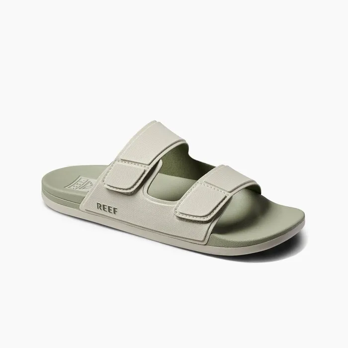 Men Reef Slides Cushion Tradewind Stoneolive Men Reef Slides Cushion Tradewind Stoneolive