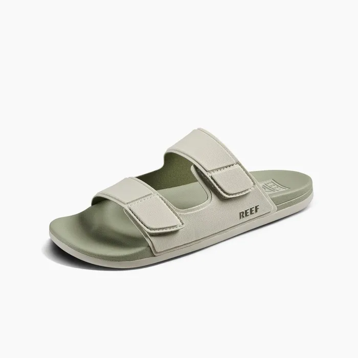 Men Reef Slides Cushion Tradewind Stoneolive Men Reef Slides Cushion Tradewind Stoneolive