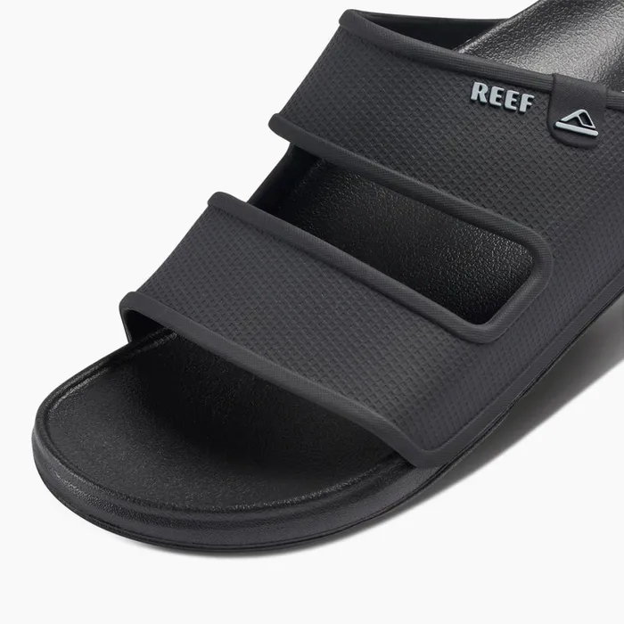 Men Reef Slides Oasis Double Up Black Men Reef Slides Oasis Double Up Black