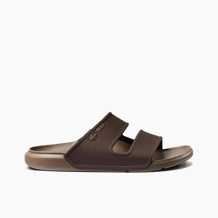 Men Reef Slides Oasis Double Up Browntan