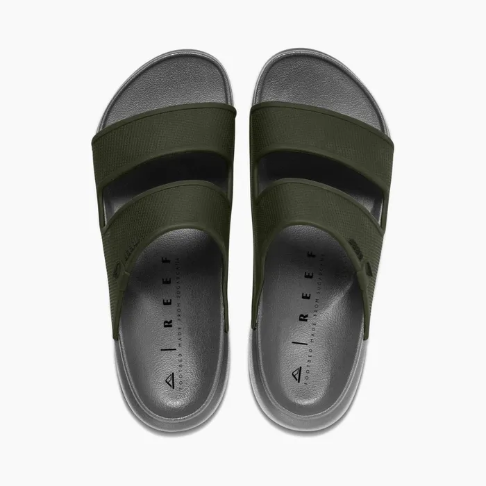 Men Reef Slides Oasis Double Up Greyolive Men Reef Slides Oasis Double Up Greyolive