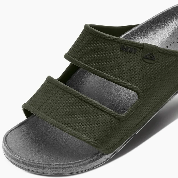 Men Reef Slides Oasis Double Up Greyolive Men Reef Slides Oasis Double Up Greyolive