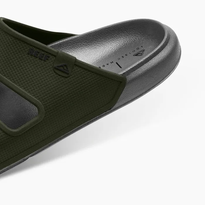 Men Reef Slides Oasis Double Up Greyolive Men Reef Slides Oasis Double Up Greyolive