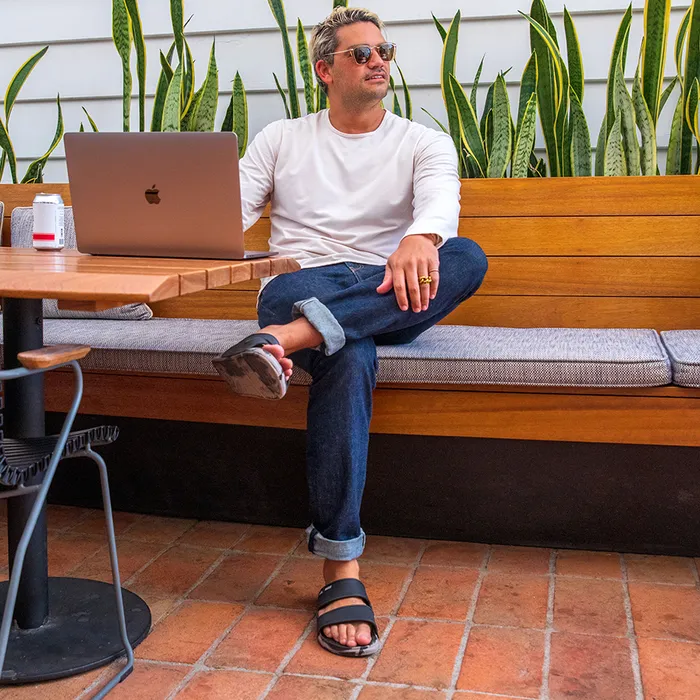 Men Reef Slides Oasis Double Up Greyolive Men Reef Slides Oasis Double Up Greyolive