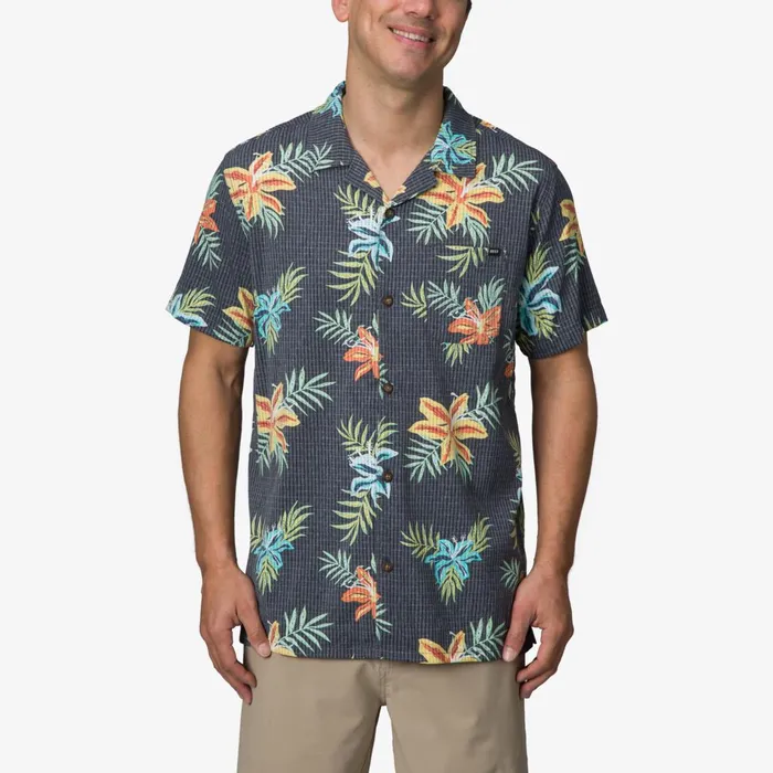 Men Reef TShirts and Shirts Arroyo Short Sleeve Shirt Caviar