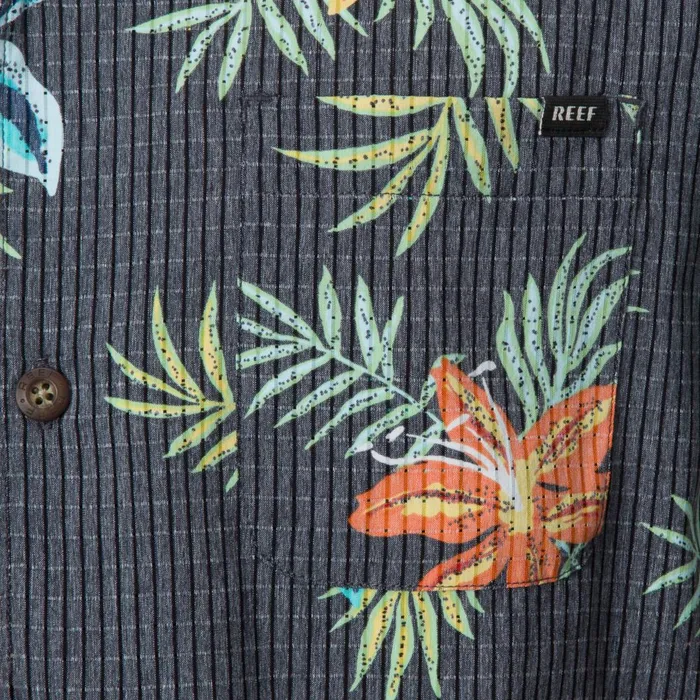 Men Reef TShirts and Shirts Arroyo Short Sleeve Shirt Caviar Men Reef TShirts and Shirts Arroyo Short Sleeve Shirt Caviar