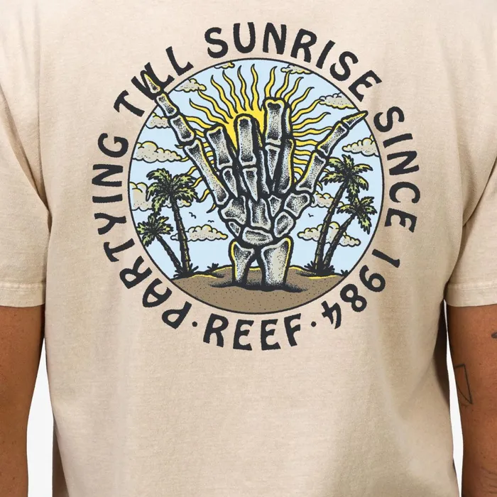 Men Reef TShirts and Shirts Carpal Short Sleeve Tee Fog Acid Wash