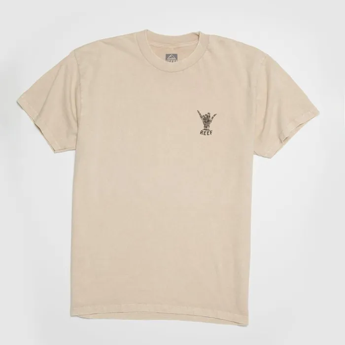 Men Reef TShirts and Shirts Carpal Short Sleeve Tee Fog Acid Wash