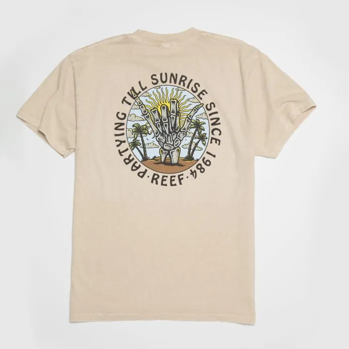 Men Reef TShirts and Shirts Carpal Short Sleeve Tee Fog Acid Wash