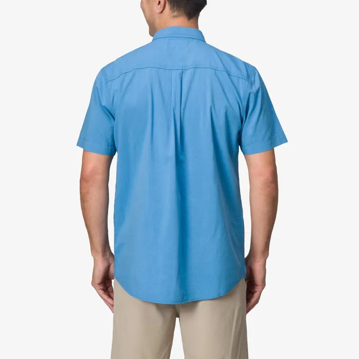 Men Reef TShirts and Shirts Collins Short Sleeve Shirt Parisian Blue Men Reef TShirts and Shirts Collins Short Sleeve Shirt Parisian Blue