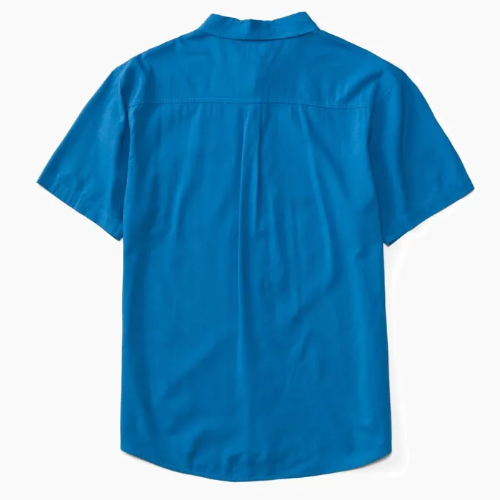 Men Reef TShirts and Shirts Collins Short Sleeve Shirt Parisian Blue Men Reef TShirts and Shirts Collins Short Sleeve Shirt Parisian Blue