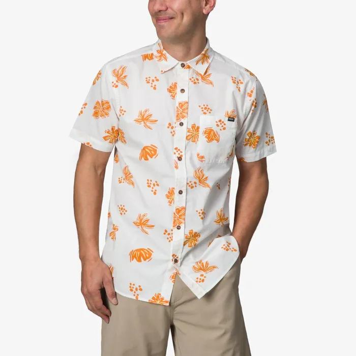 Men Reef TShirts and Shirts Lawson Short Sleeve Shirt Bright White