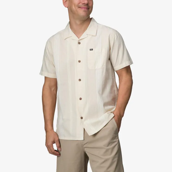 Men Reef TShirts and Shirts Lemmy Short Sleeve Shirt Almond Milk